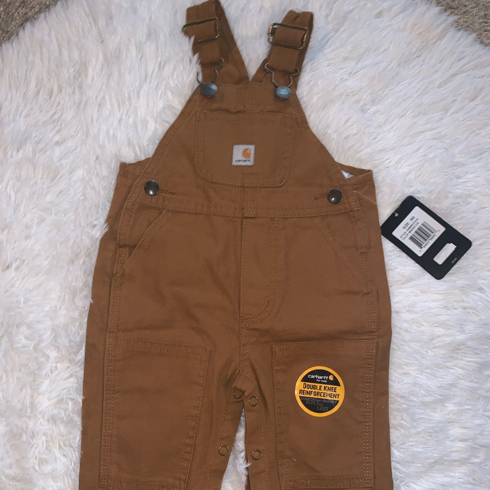 6m boy carhartt bibs nwt